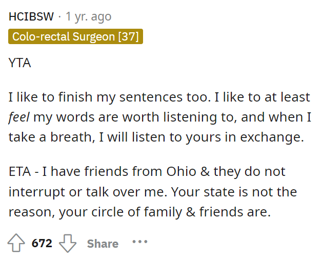 Many people did not hold back in the comments, and they let OP know that she was the TA here and should not interrupt people.