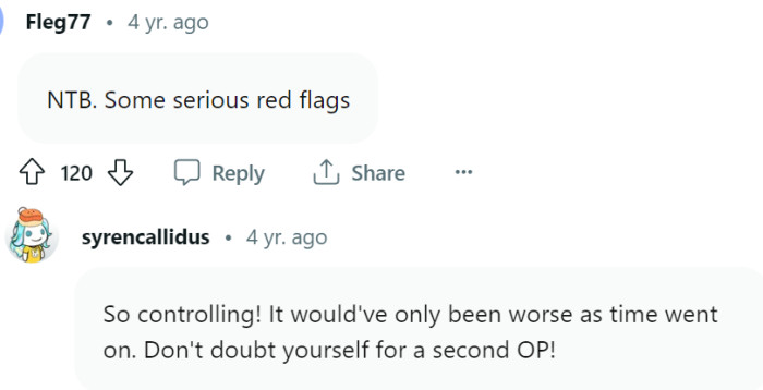 So many red flags all over the place