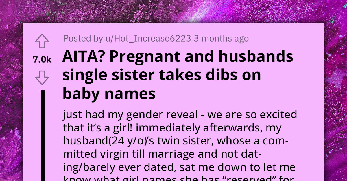 Sister-In-Law Calls Dibs On Baby Names During Gender Reveal Party, Expectant Mom Hits Back With A Reality Check