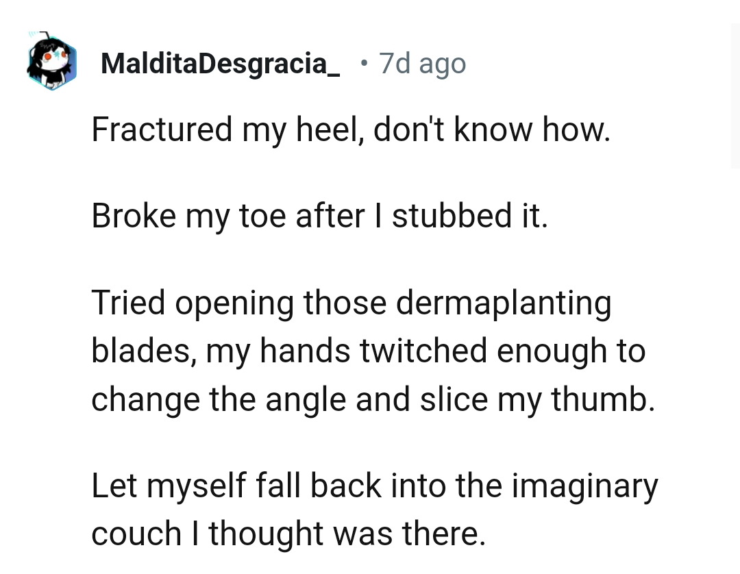 This Redditor tried to open these derma planting blades