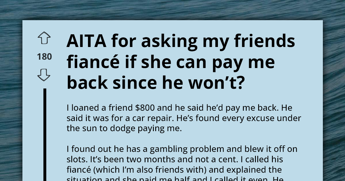 Friend's Fiancé Forced To Repay Loan After Gambling Debt Revelation, Sparks Outrage