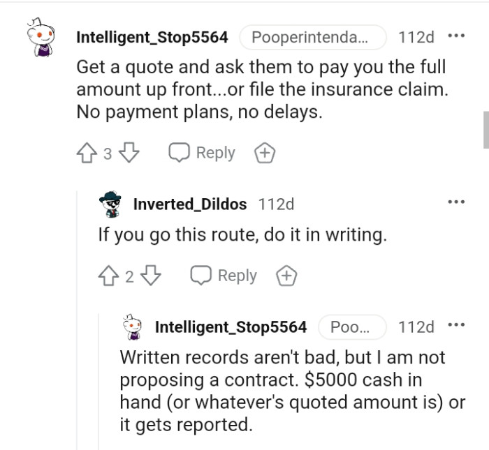 Go ahead and file the insurance claim