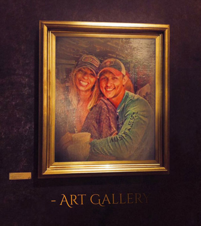 14. Presenting the newest addition to the art gallery