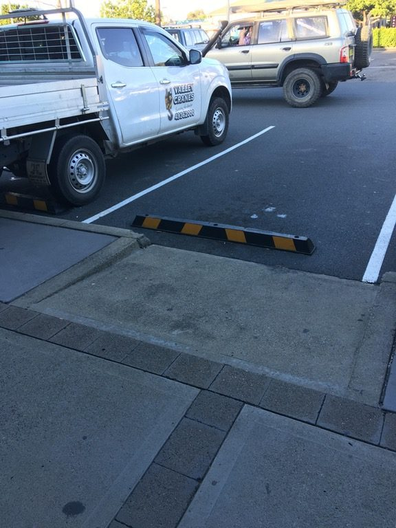 Why block access for people using wheelchairs? What's the point of the ramp, then?