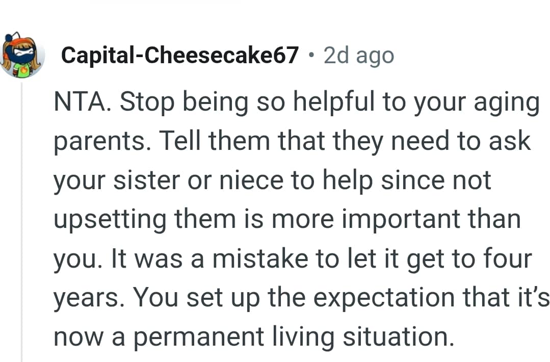 The OP Should Stop Being So Helpful to His Aging Parents