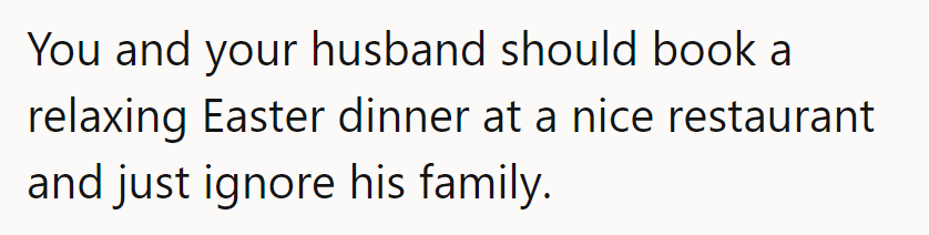 Booking a table for two: the perfect recipe for an Easter escape from family drama!