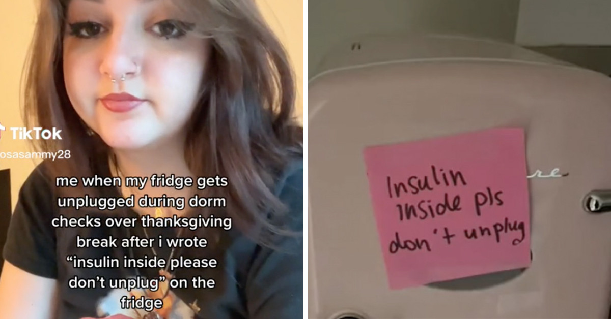College Student Returns From Break Only To Find Her Insulin Ruined Because The Fridge Was Unplugged, Even Though She Left A Note
