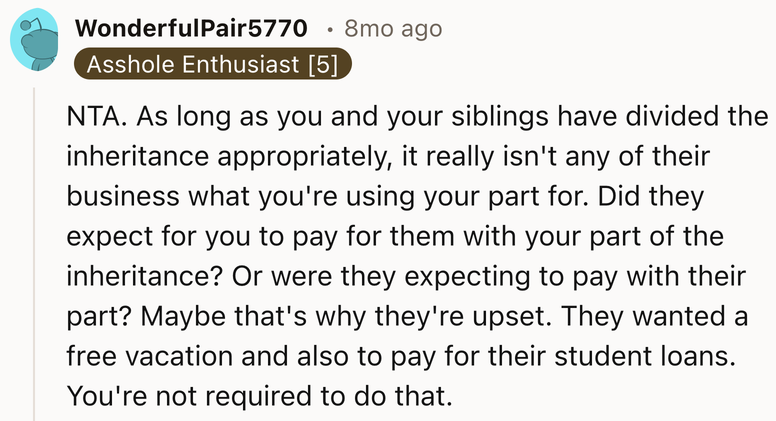 It's Not Their Business