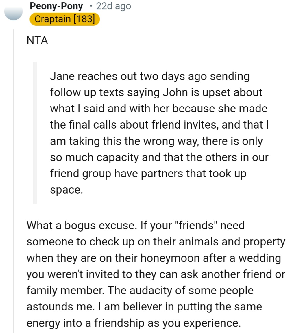 Check out some intriguing comments we've gathered from the Reddit Community;