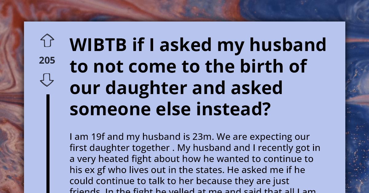 Pregnant Teen Faces Online Ridicule As She Doesn't Want Husband To Be There When She Gives Birth All Because Of Argument Regarding His Ex