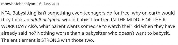 The whole situation, to me, is just a little odd because I'm not sure what they expect to do.