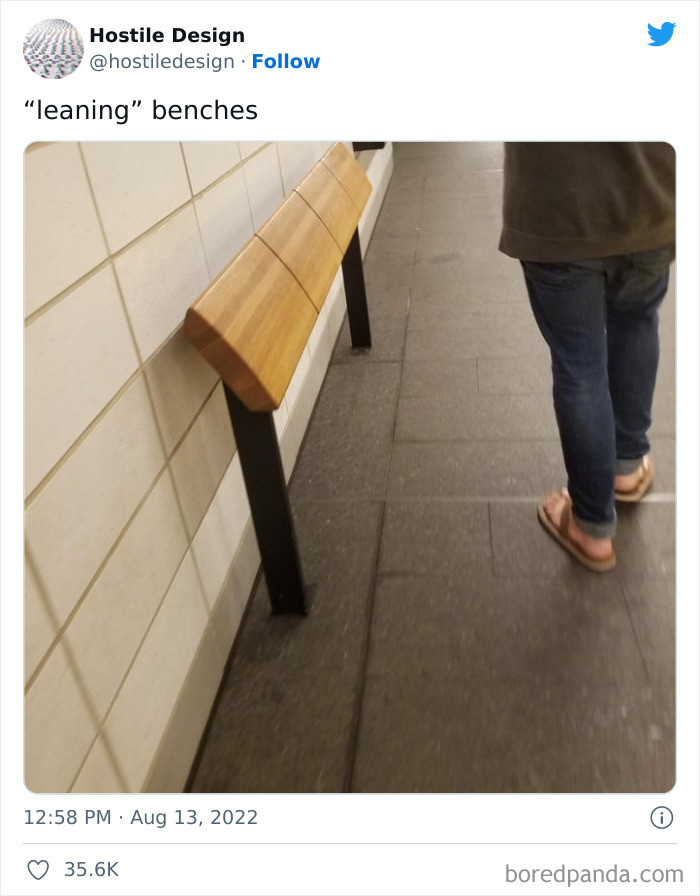 13. These designs are also really awful for the elderly and disabled