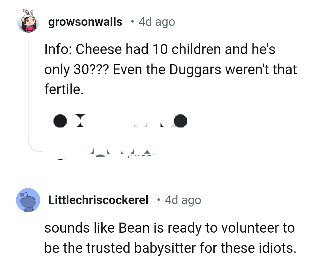 Cheese had 10 children?