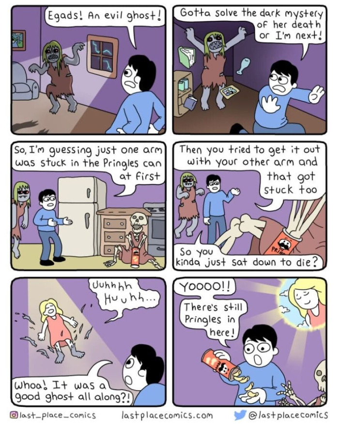 The infamous Pringle can that tries to take your entire arm off when you go to grab some of the last chips.