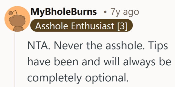 Calling tips completely optional leaves no room for guilt. That certainty is part of what keeps this debate alive.