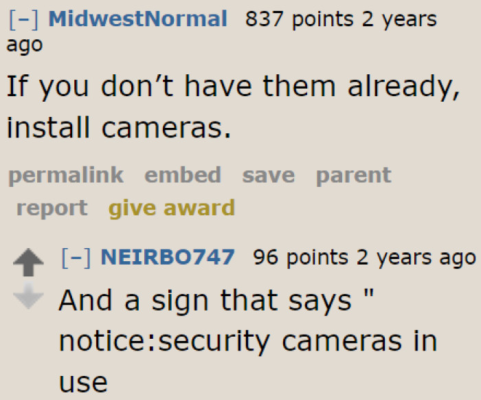 It's time to install cameras so that he can make a complaint with evidence of trespassing.