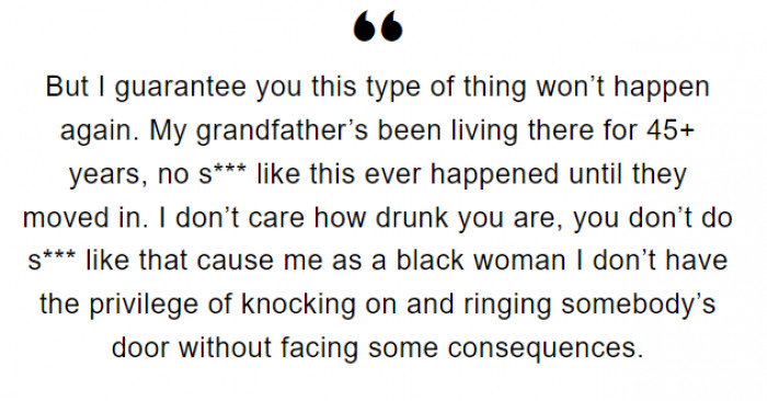 She continued in the clip: